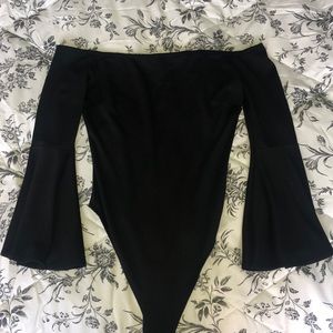 Lulus off the shoulder bodysuit